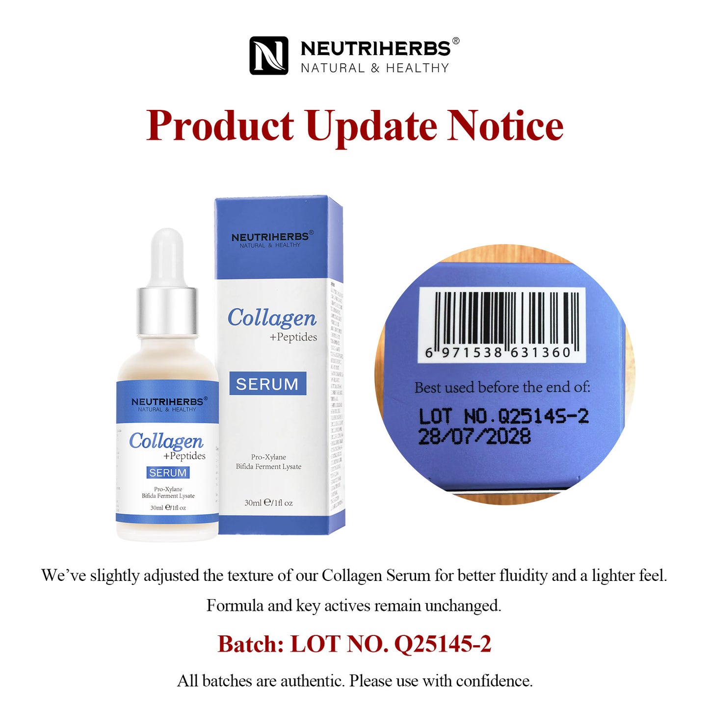 Private Label Best Collagen Peptide Serum For Skin Firming