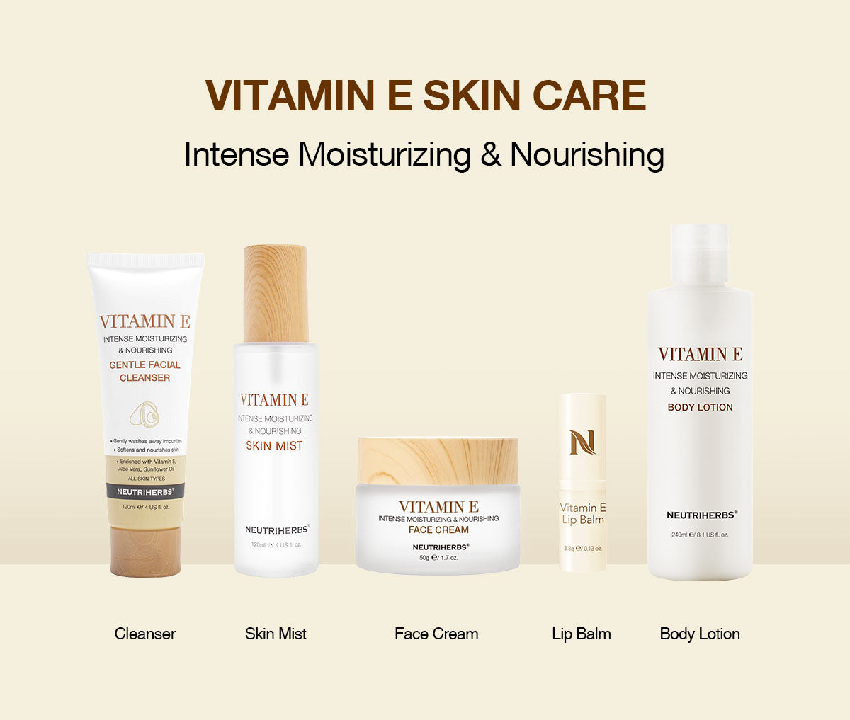 Oem Vitamin E Intense Moisturizing & Nourishing Face Cream