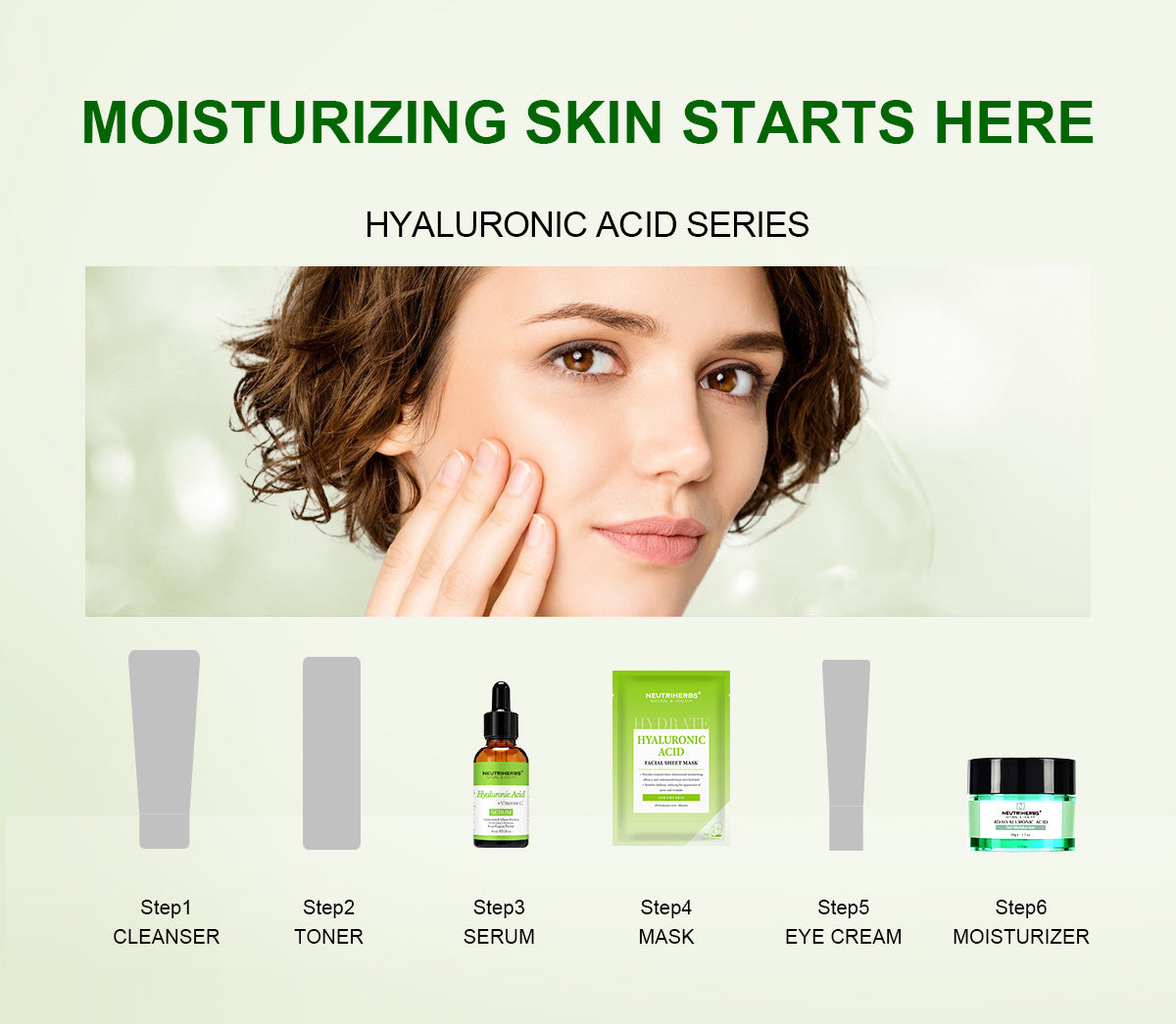 Private Label Hyaluronic Acid Serum for Dry Skin