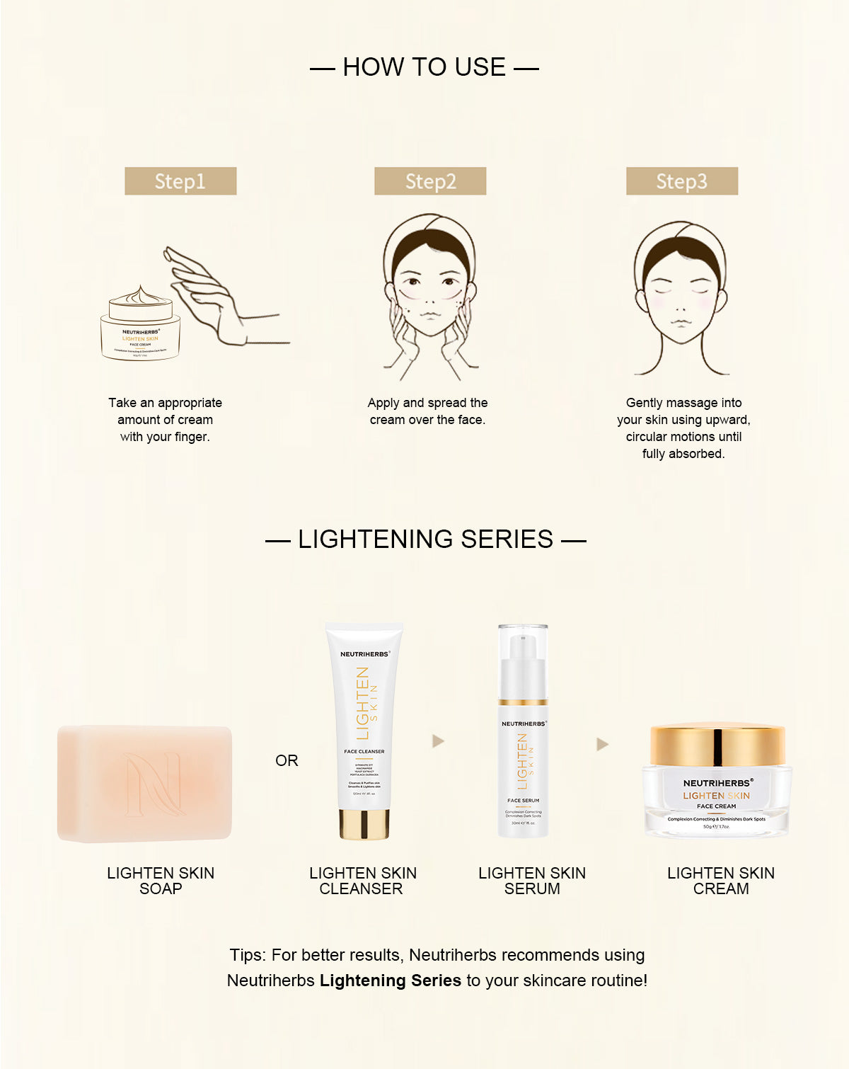 Reduce la opacidad y las manchas oscuras Productos para aclarar la piel al por mayor Crema facial para blanquear la piel