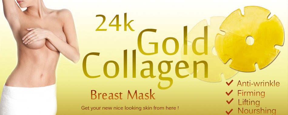 Private Label 24K Gold Breast Tightening Firming Mask