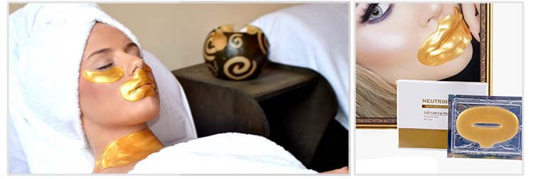 24K Gold Collagen Lip Plumping Mask - amarrie cosmetics