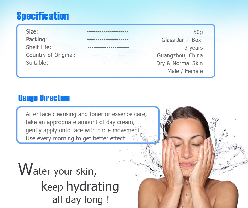 Private Label Nourishing Skin Hydrating Day Cream