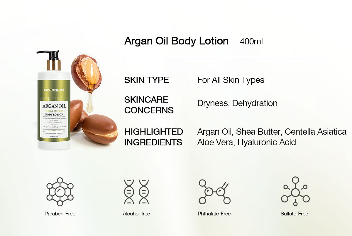Private Label Body Lotion Argan Oil Deep Moisturizing Body Lotion