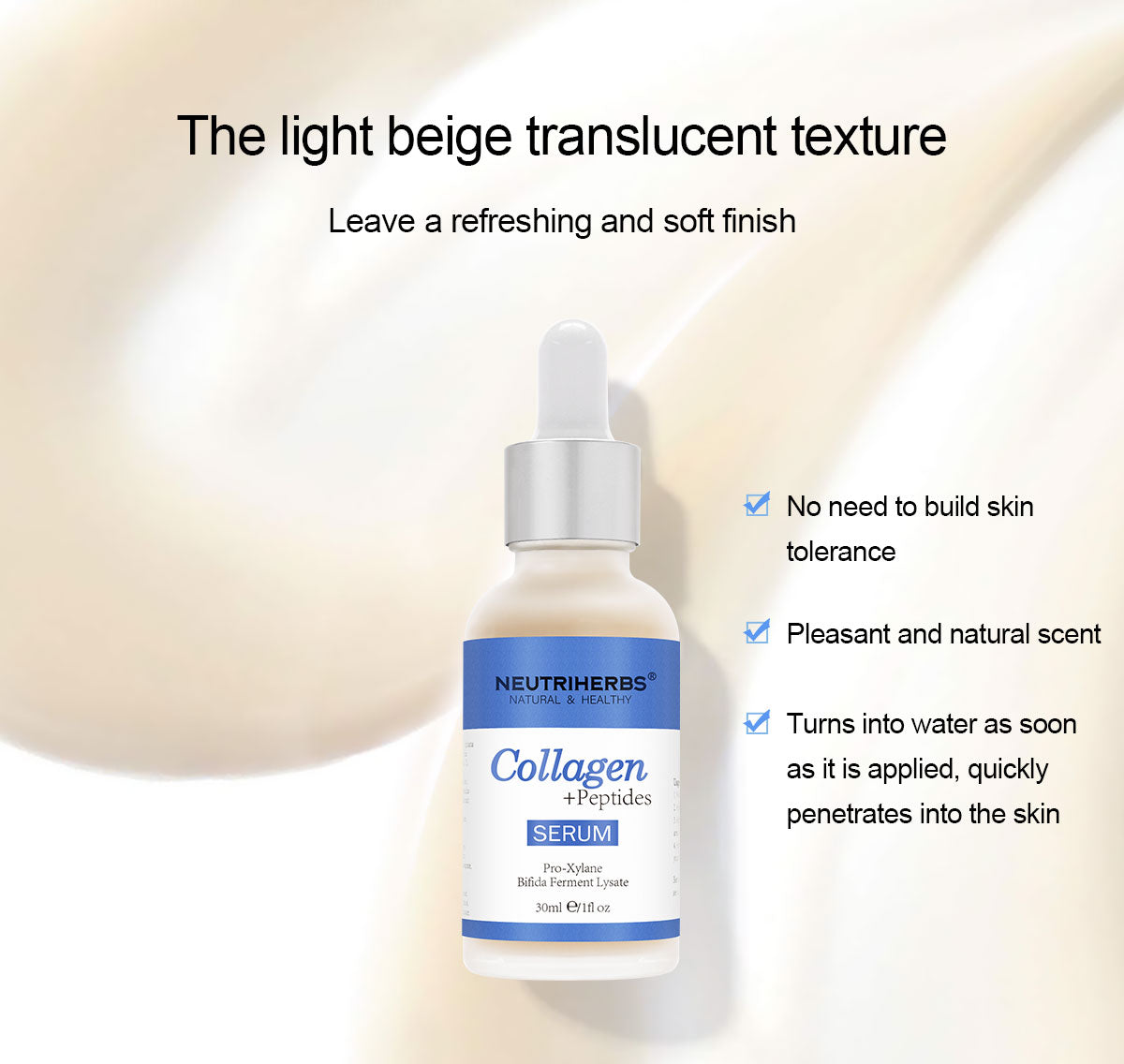 Private Label Best Collagen Peptide Serum For Skin Firming