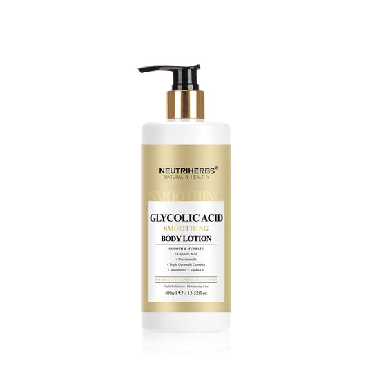 Private Label & Wholesale Glycolic Acid Smoothing Body Lotion for Rough Dry Skin