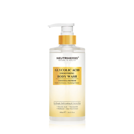Private Label & Wholesale Glycolic Acid Smoothing Body Wash for Rough & Uneven Skin
