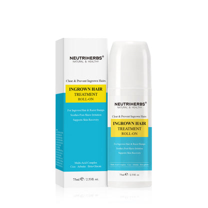 Private Label & Wholesale Clear & Ingrown Hair Treatment Roll-On For Ingrown Hair & Razor Bumps