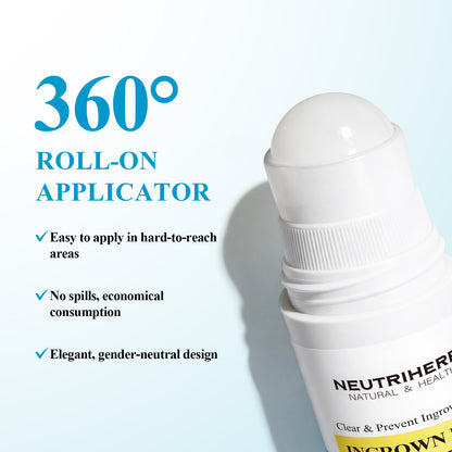 Private Label & Wholesale Clear & Ingrown Hair Treatment Roll-On For Ingrown Hair & Razor Bumps