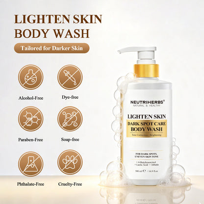Private Label & Wholesale Lighten Skin Body Wash For Dark Spots, Uneven Skin Tone