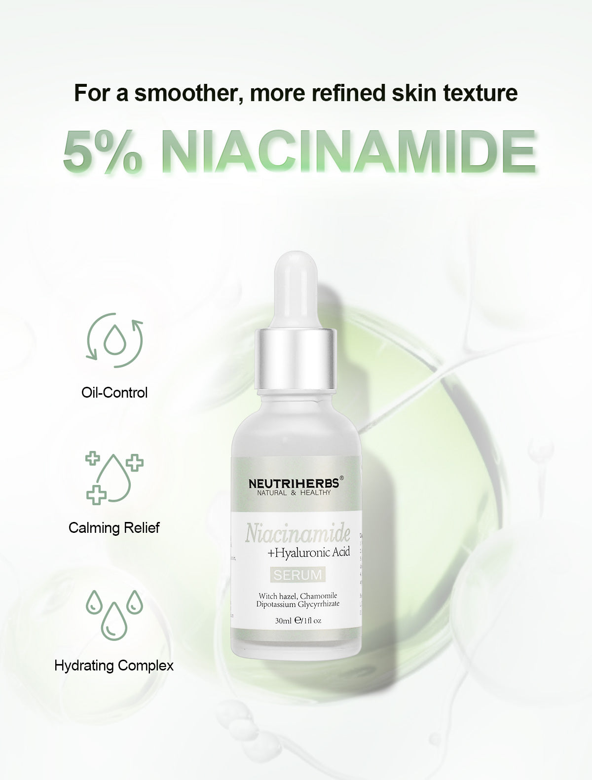 Srum niacinamide de marque prive pour anti-acn Amarrie Cosmetics Srum niacinamide de marque prive pour anti-acn Amarrie Cosmetics