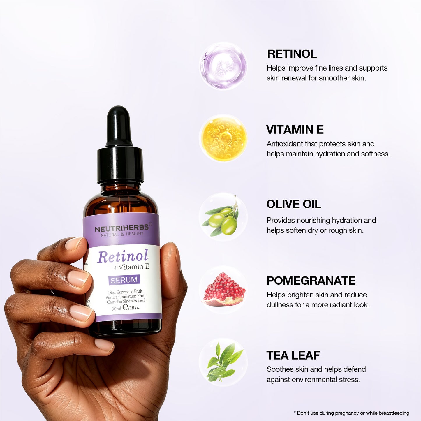 Private Label Retinol Serum For Wrinkles and Acne-prone Skin