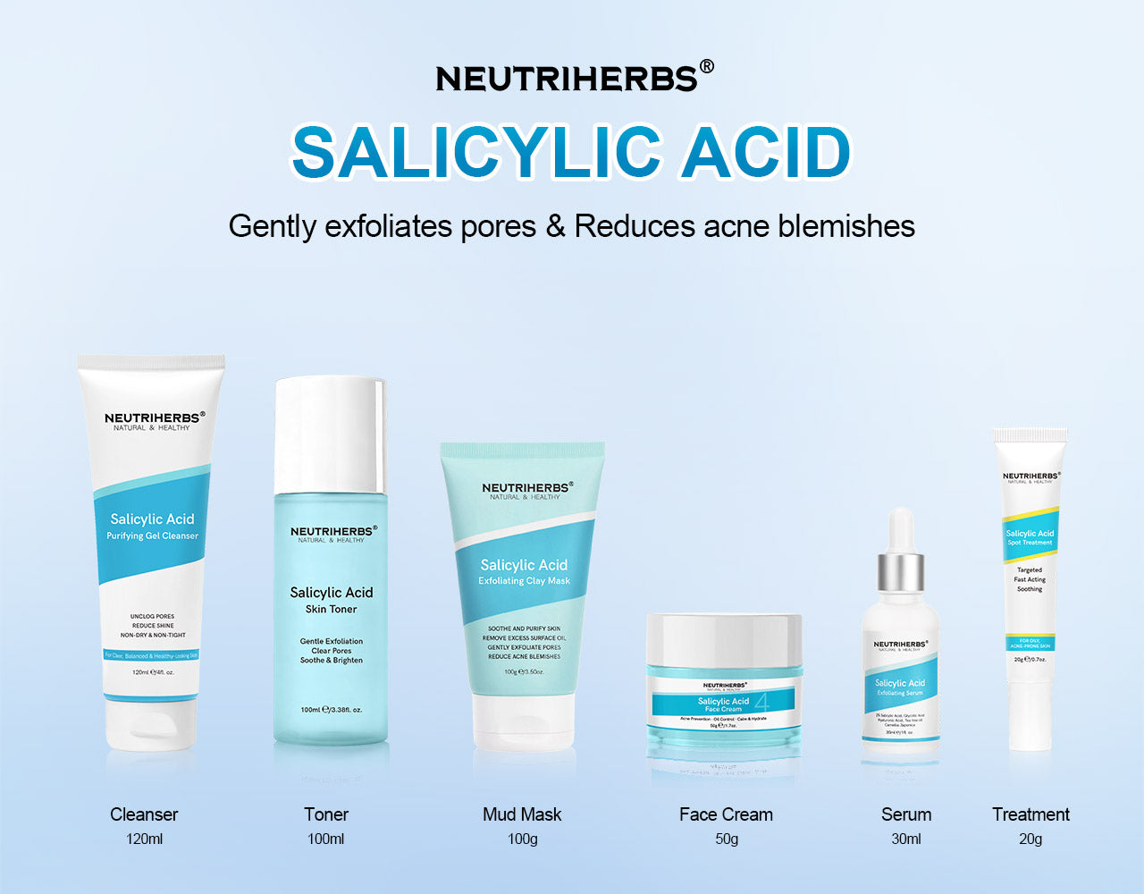 Private Label Salicylic Acid Toner For Oily, Acne-Prone Skin