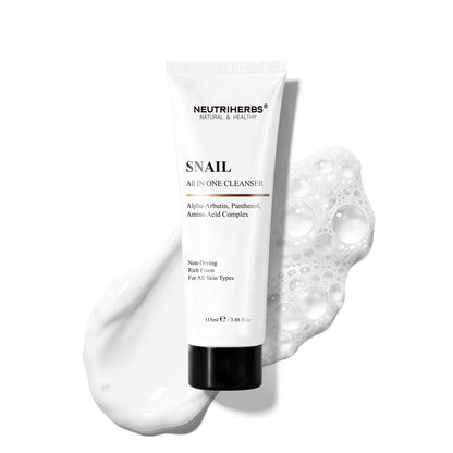 Private Label & Wholesale Snail All In One Cleanser for Gentle Cleansing, Brightening & Hydration