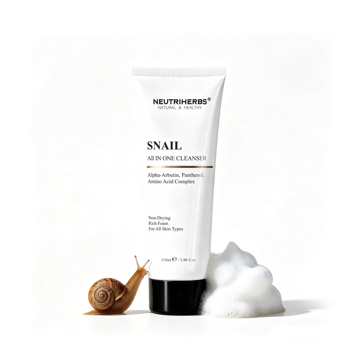 Private Label & Wholesale Snail All In One Cleanser for Gentle Cleansing, Brightening & Hydration