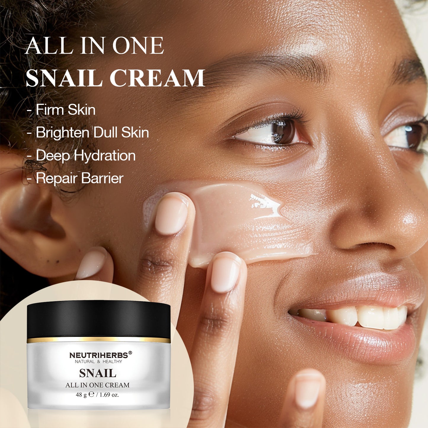 Private Label & Wholesale The Best All In One Snail Cream For Anti-aging
