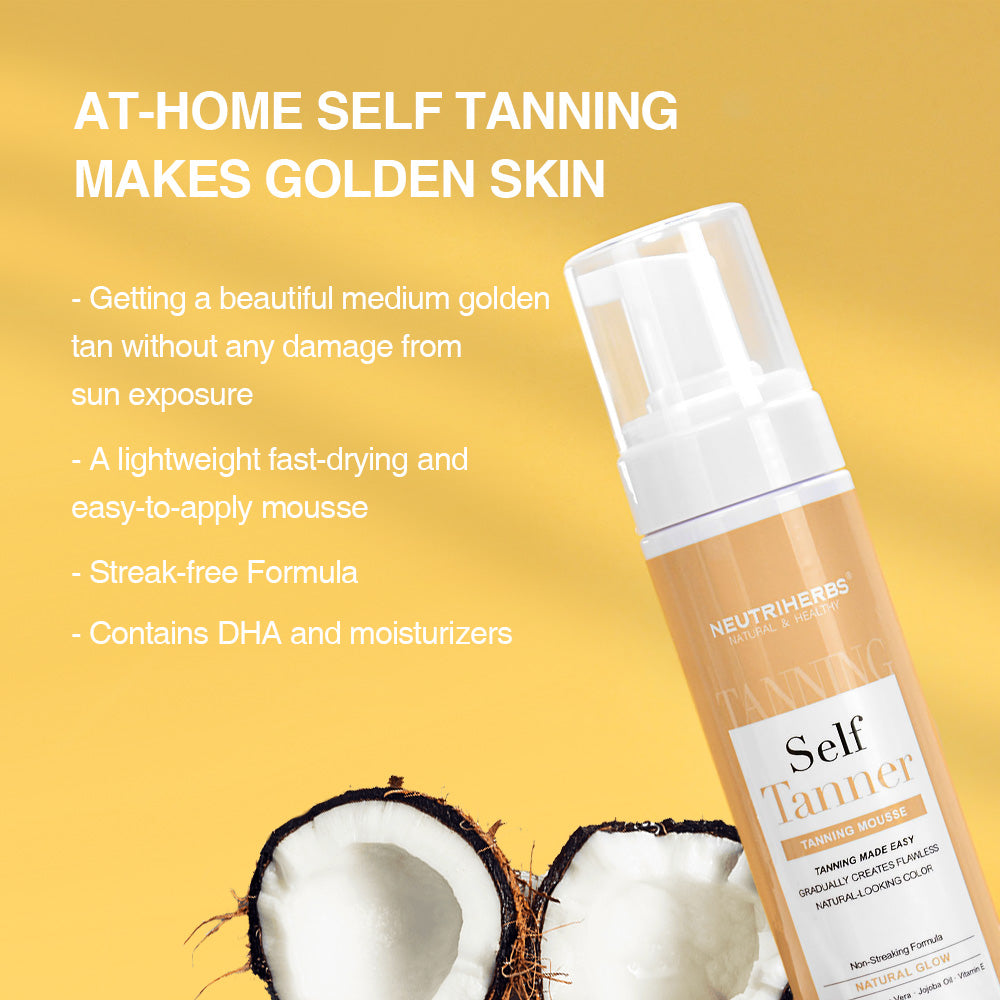 private label self tanning mousse