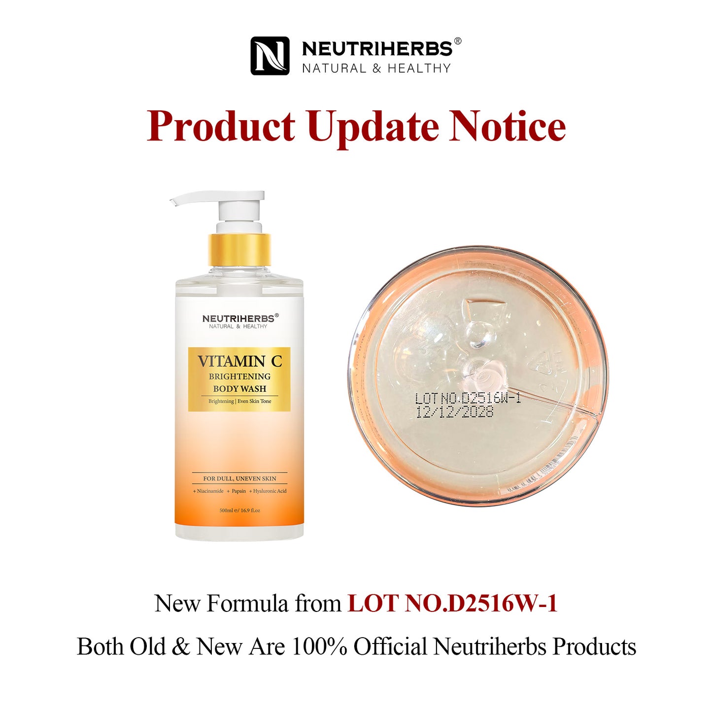 Private Label&Wholesale Brightening Vitamin C Body Wash