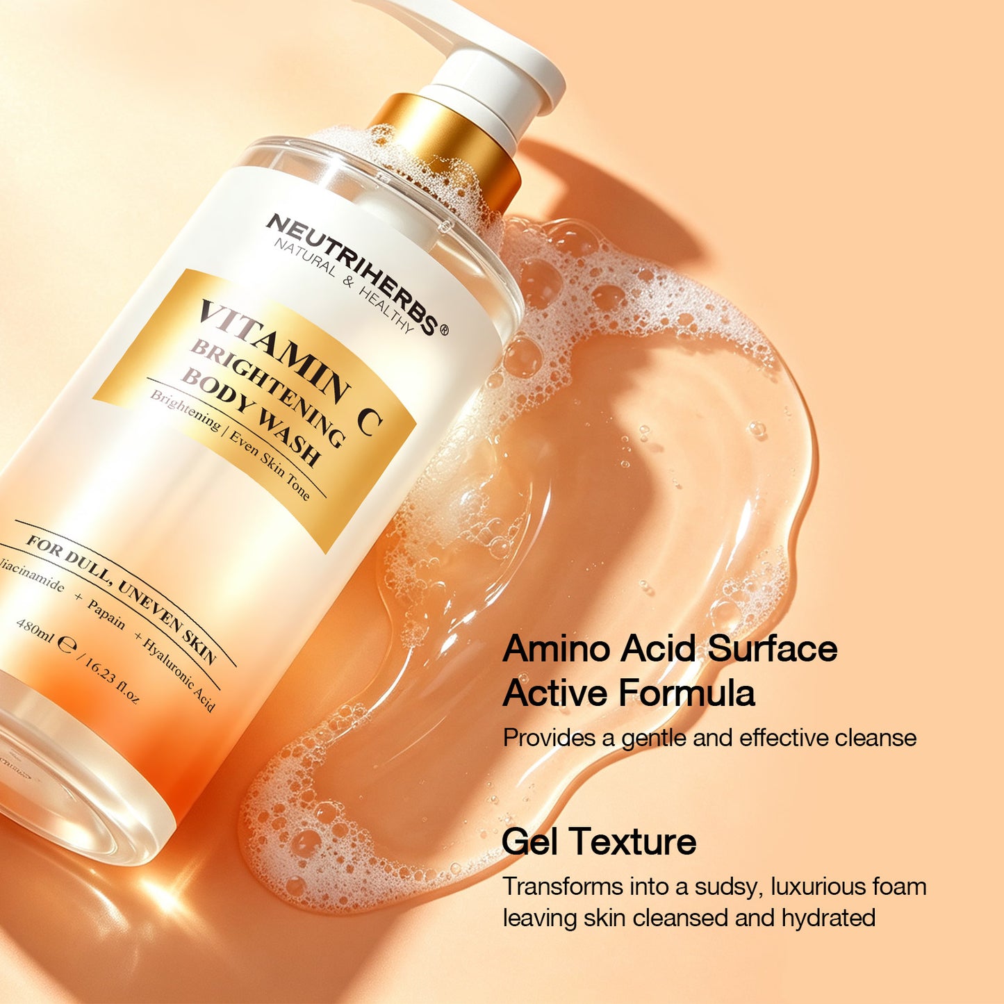 Private Label&Wholesale Brightening Vitamin C Body Wash