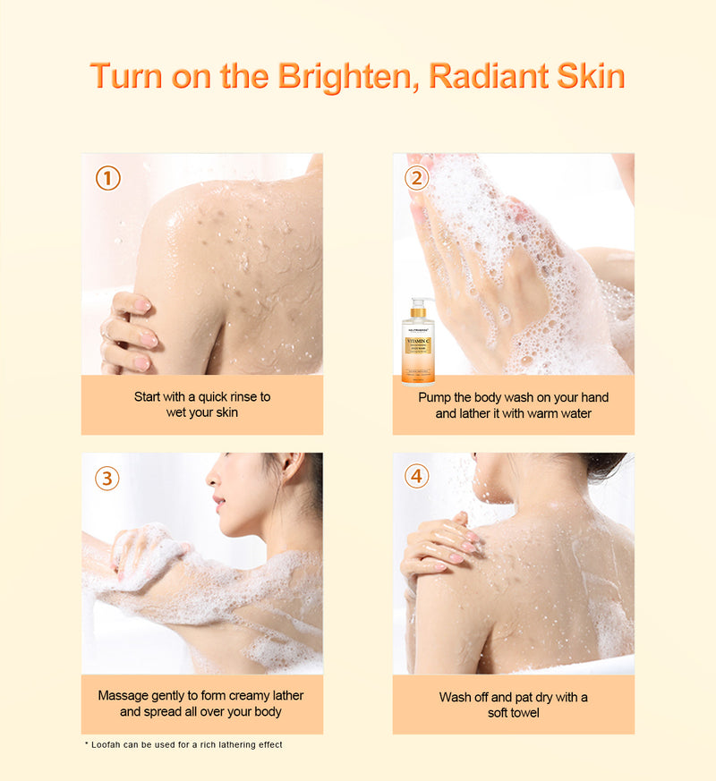 Private Label&Wholesale Brightening Vitamin C Body Wash
