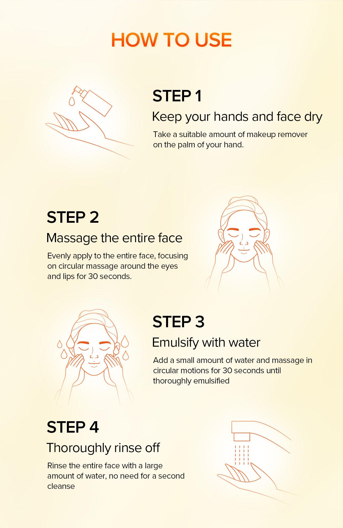 how to use the vitamin c cleansing oil