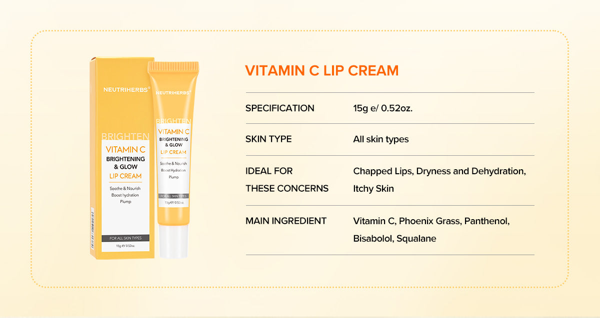 Private Label & Wholesale Vitamin C Lip Smooth Treatment Cream