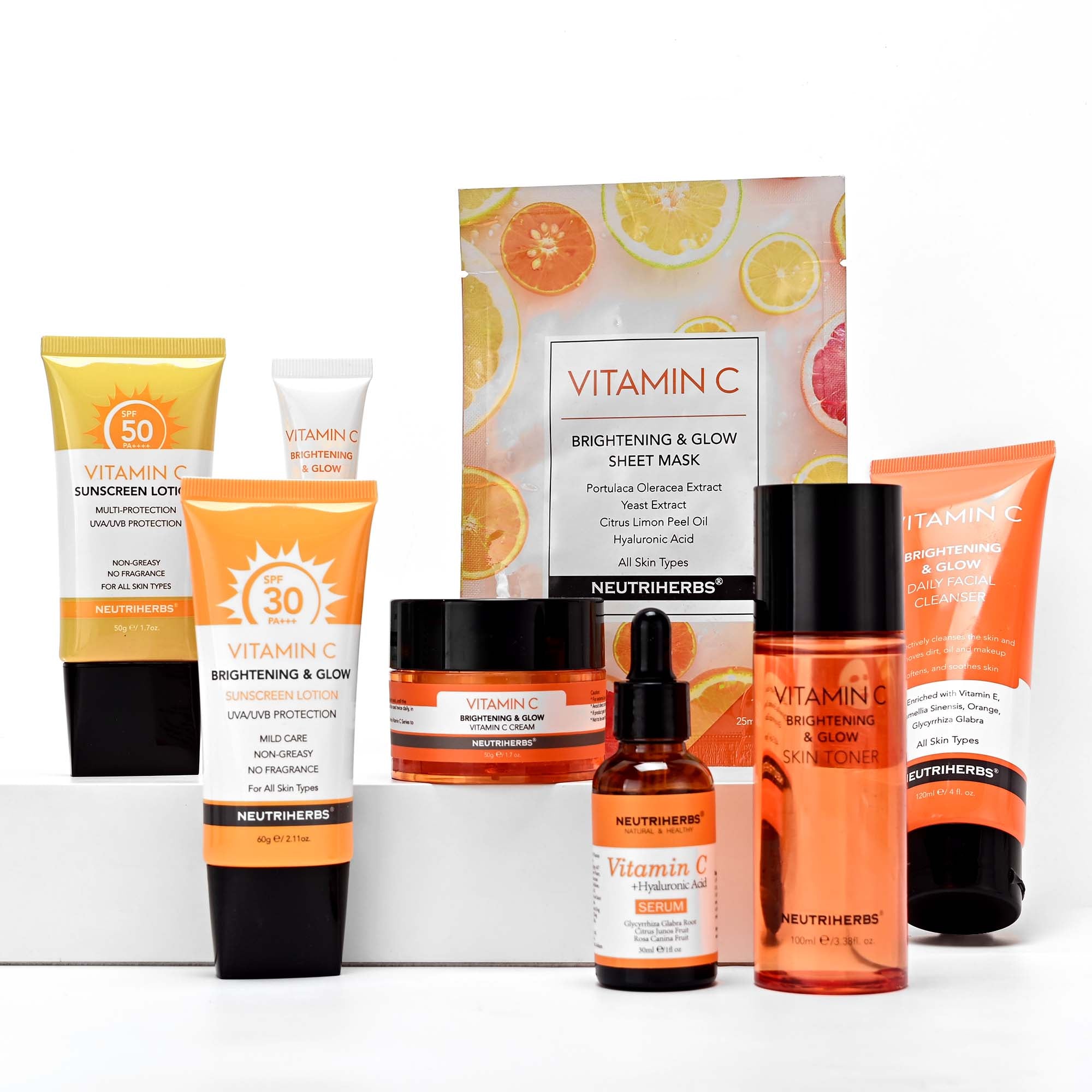 Wholesale neutriherbs hot selling vitamin c series skincare product for radiant skin and anti-oxidant.