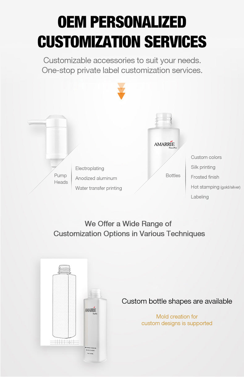 private label serum manufacturer bottle options