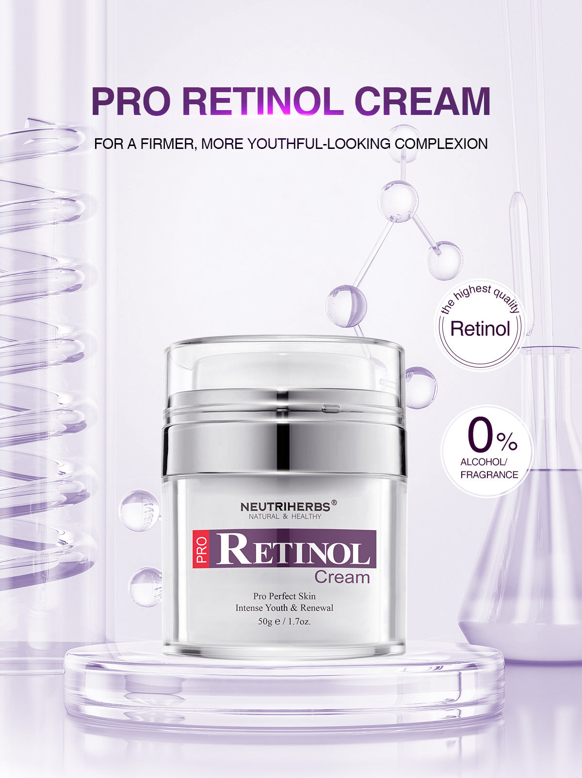 Private Label Best Retinol Cream for Acne and Wrinkles – Amarrie