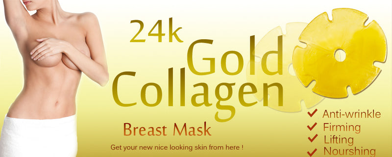 Private Label  24K Gold Breast Tightening Firming Mask