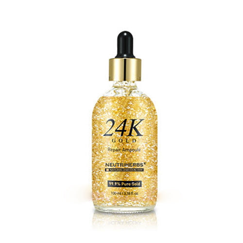 Private Label 24K Gold Leaf Face Serum For Wrinkles and Fine Line