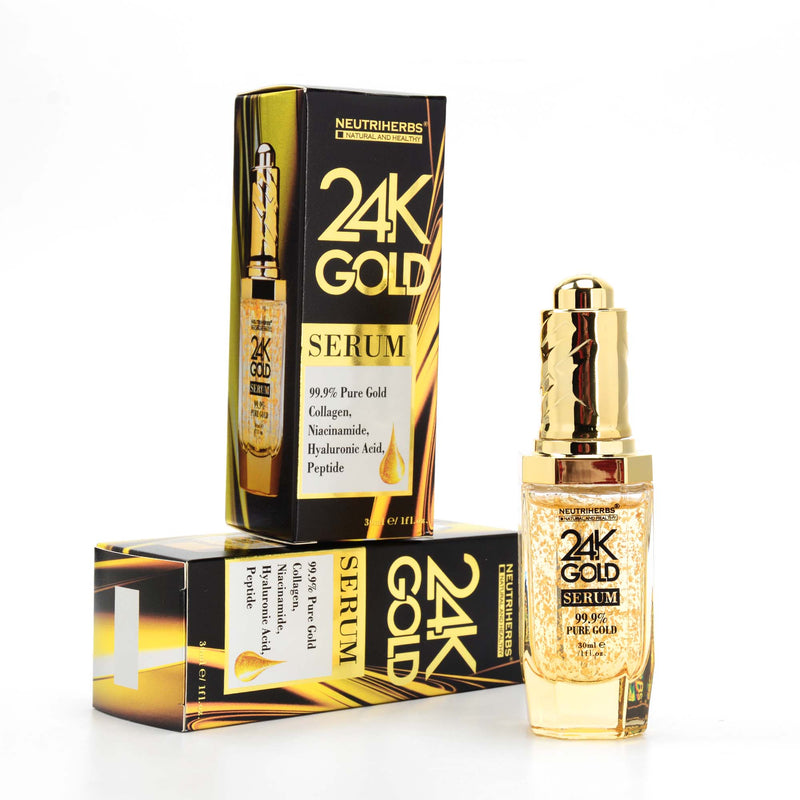 24K Serum Gold For Whitening And Brightening-Anti-Aging-Private Label Manufacturer