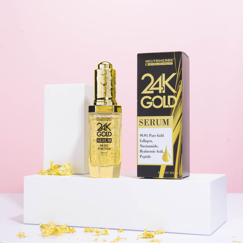 24K Serum Gold For Whitening And Brightening-Anti-Aging-Private Label Manufacturer