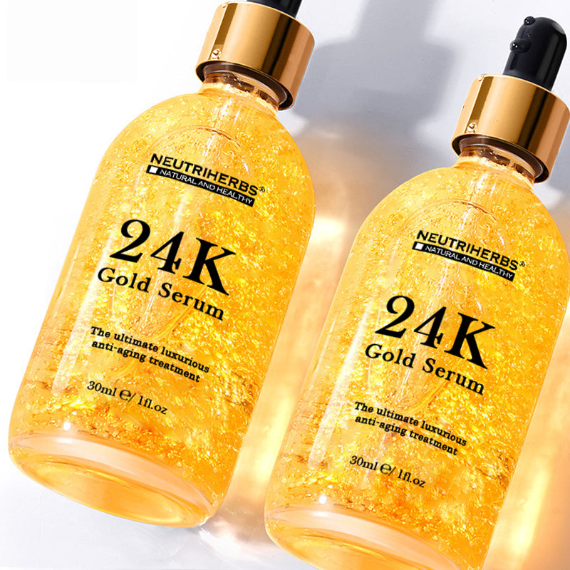 24K Gold Leaf Face Serum For Wrinkles and Fine Line - amarrie cosmetics