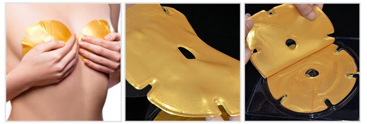 Private Label  24K Gold Breast Tightening Firming Mask