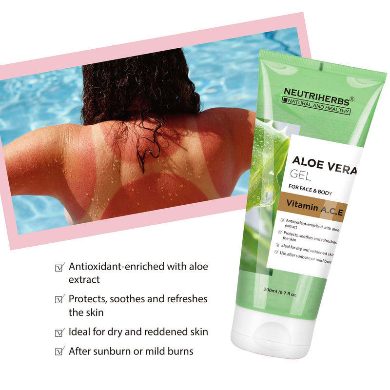 Private Label Aloe Vera Gel for Cooling and Soothing Skin