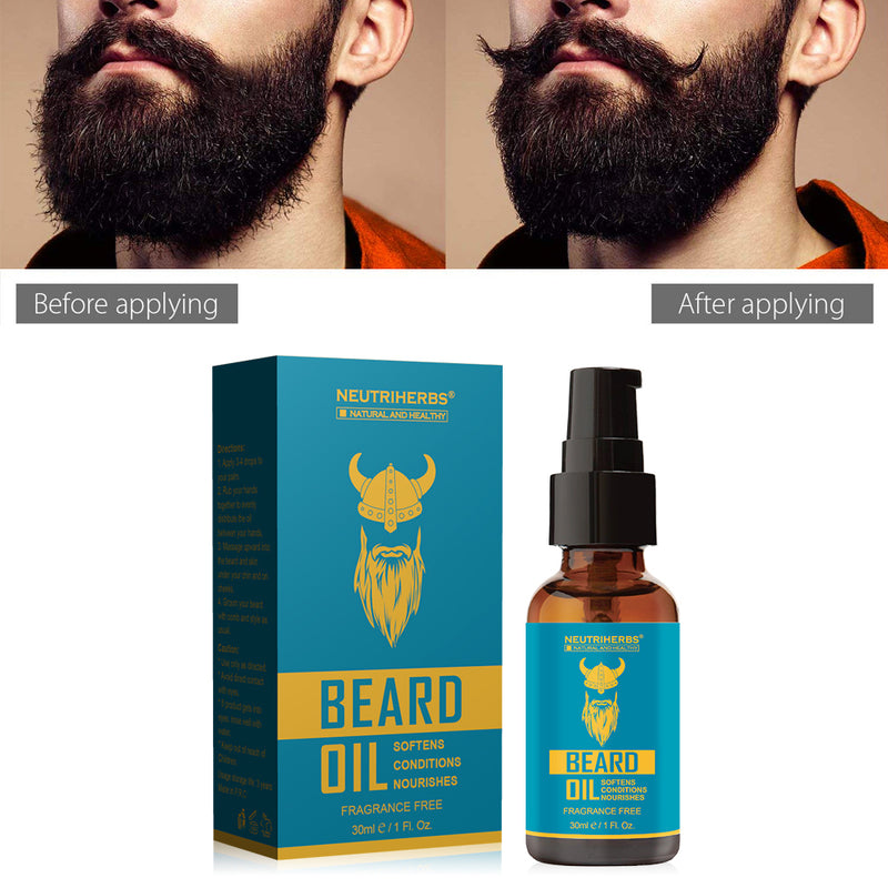 100% Natural Beard Oil for Beard Groomed - amarrie cosmetics