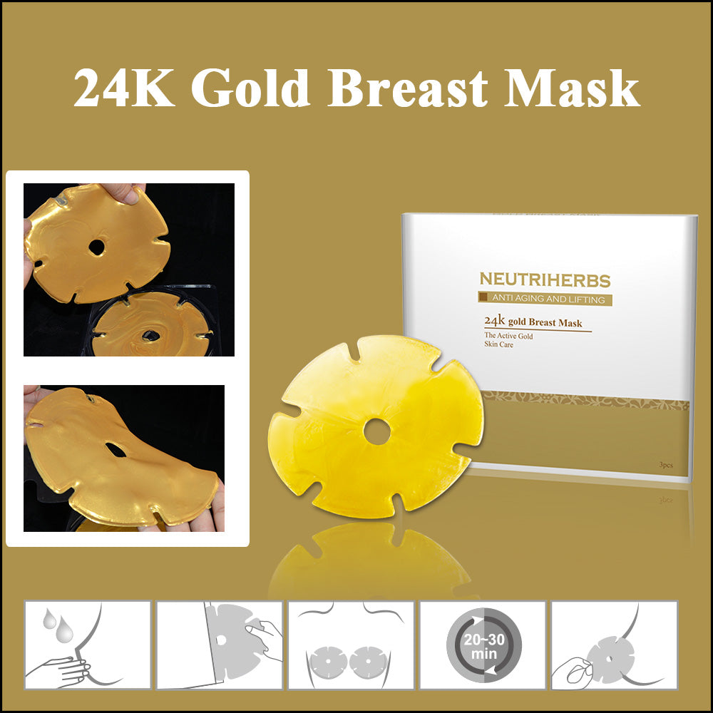 Bust Mask 24K Gold Breast Mask | Private Label | Low MOQ | – Amarrie Cosmetics