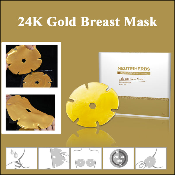 Private Label  24K Gold Breast Tightening Firming Mask