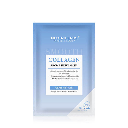 Private Label Firming & Smoothing Collagen Facial Sheet Mask