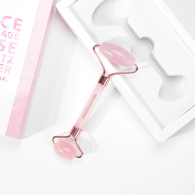 Private Label | Wholesale Rose Quartz Facial Roller