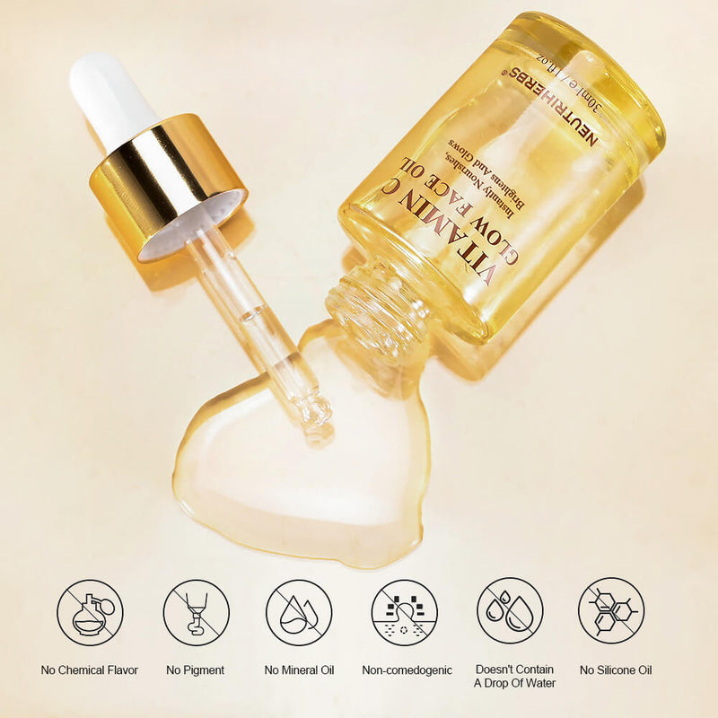 Private Label | Wholesale Vitamin C Glowing And Hydration Oil For Dry And Dull Skin