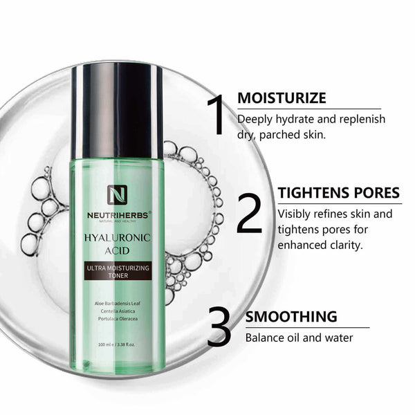 Private Label Deeply Hydrate  Moisturizing Hyaluronic Acid Toner