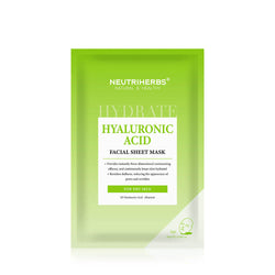 Private Label Moisturizing Hyaluronic Acid Facial Sheet Mask