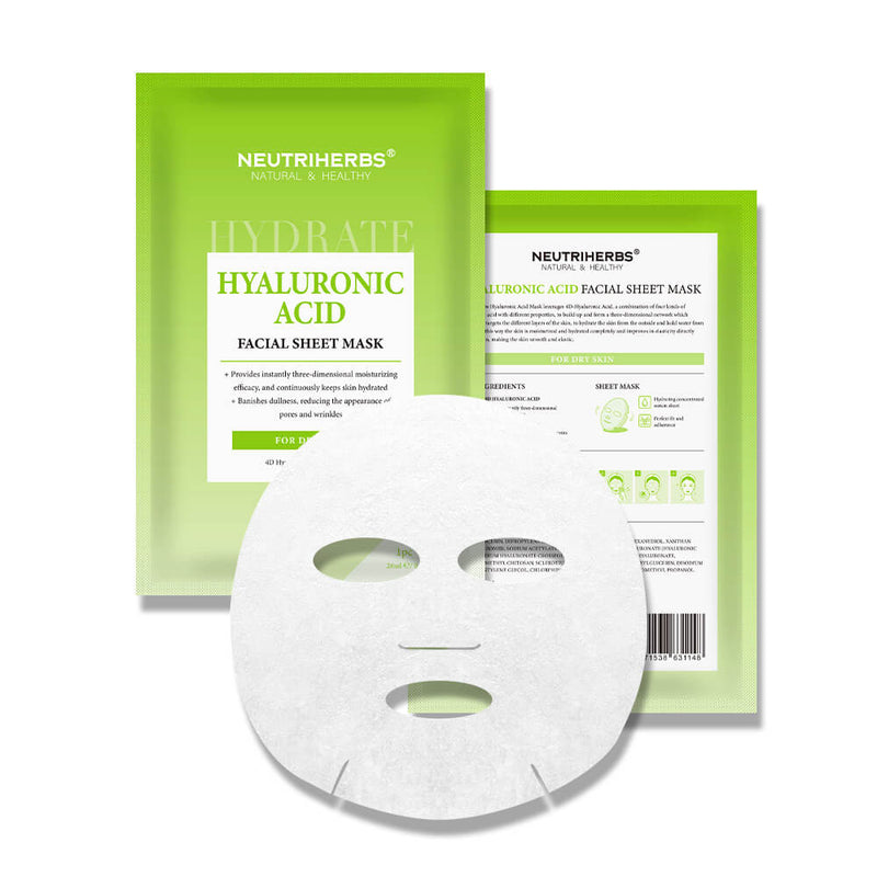 Private Label Moisturizing Hyaluronic Acid Facial Sheet Mask