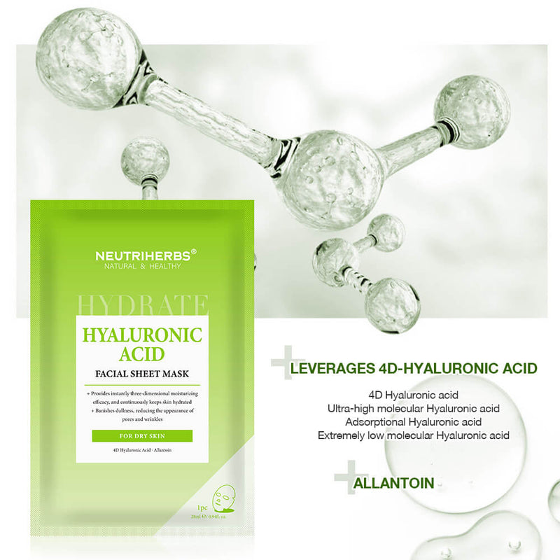 Private Label | Wholesale Hyaluronic acid Facial Sheet Mask