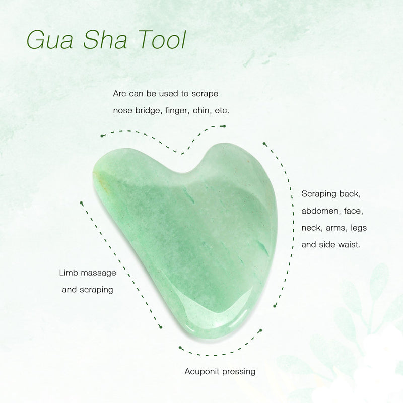 JADE FACIAL MASSAGER BEAUTY SET WITH SERUM