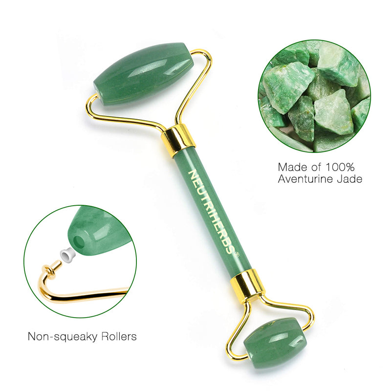 JADE FACIAL MASSAGER BEAUTY SET WITH SERUM