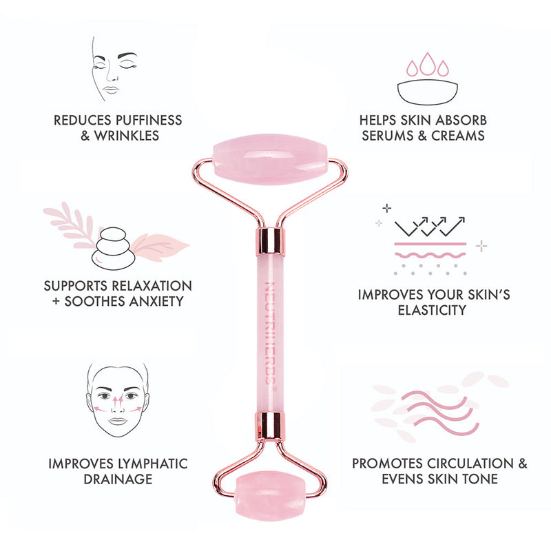 Wholesale Rose quartz facial roller