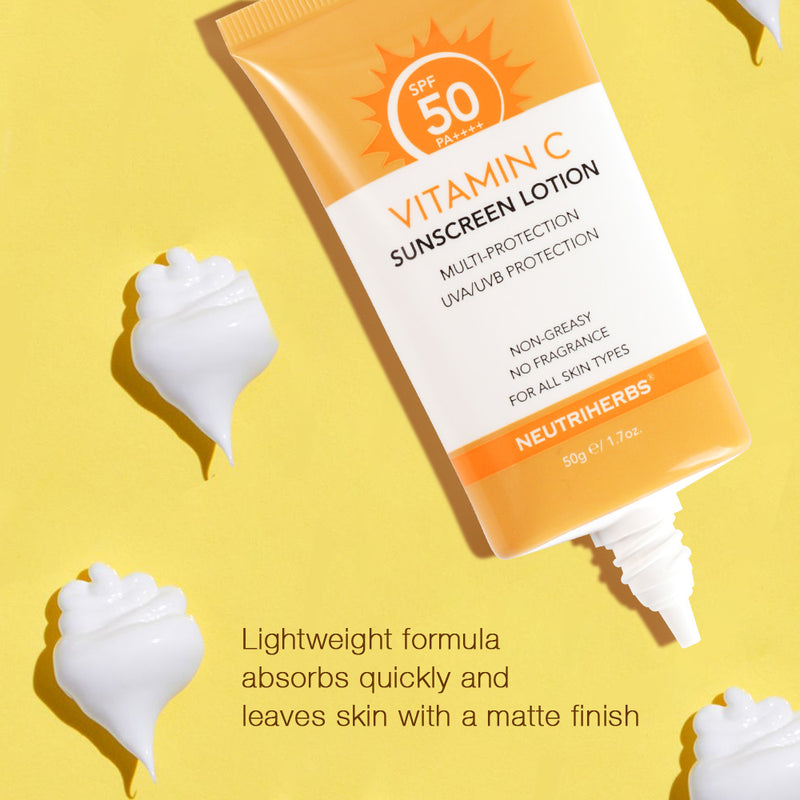 Private Label&Wholesale Sunscreen Manufacturer SPF 50 Vitamin C Sunscreen Lotion